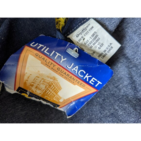 New Vintage OSH KOSH B'GOSH Chore engineer utility Jacket SANFORIZED 44R Coat - Picture 2 of 6